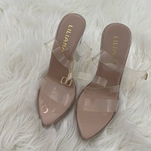 Forever 21 clear heels